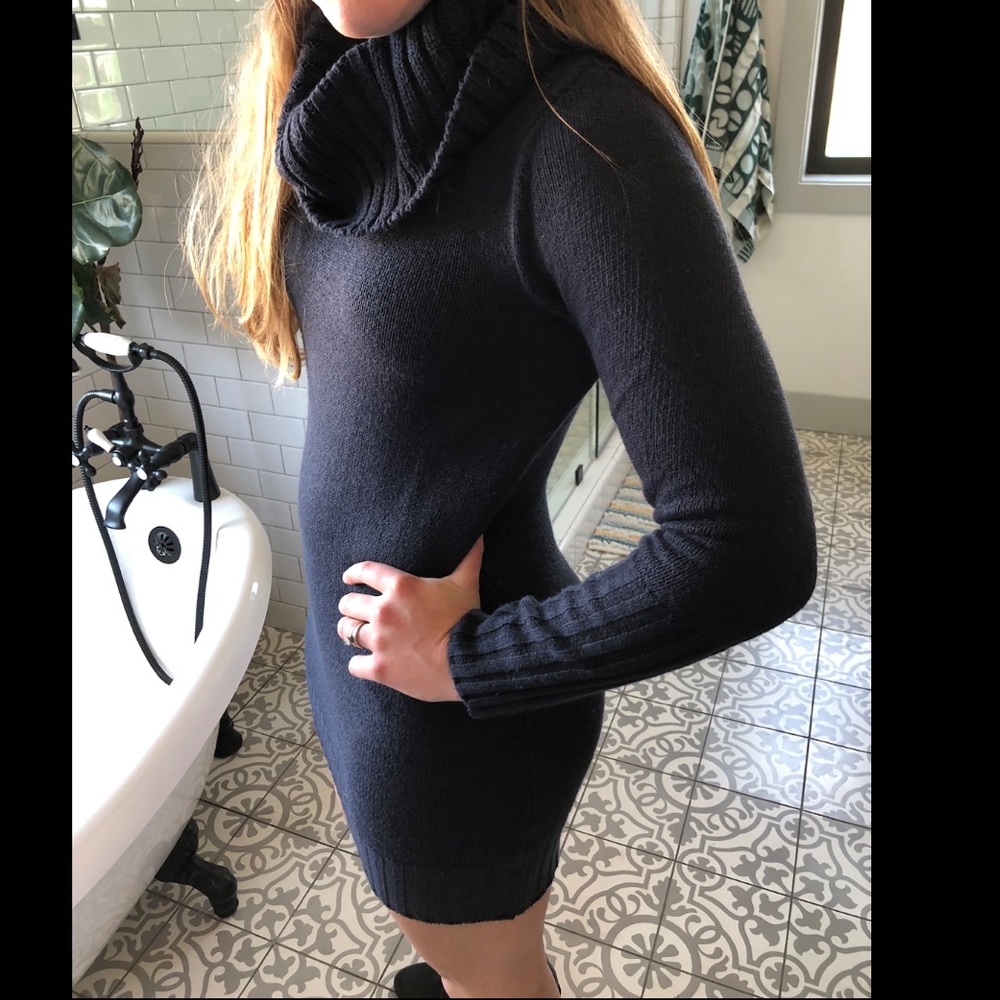 H&M Navy Sweater Dress